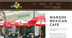 Desktop Screenshot of mangosmexicancafe.com